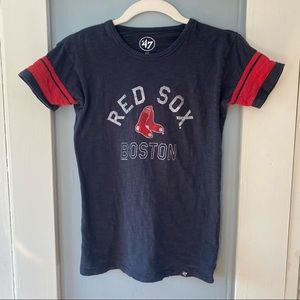 Red Sox T-shirt Women’s Small Blue Red